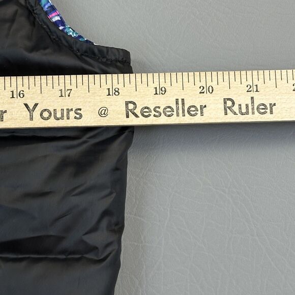 Lilly Pulitzer Vest Women's Medium Black Onyx Elana Full Zip Down Puffer NWT - Picture 13 of 15